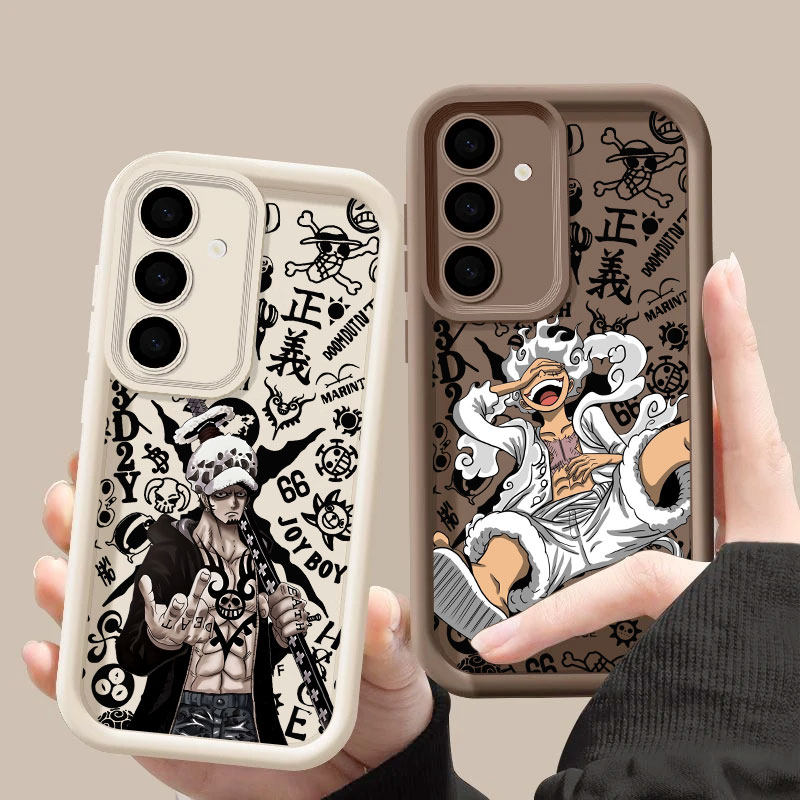 Samsung Galaxy S24 - غطاء حماية أنيمي ون بيس لوفي