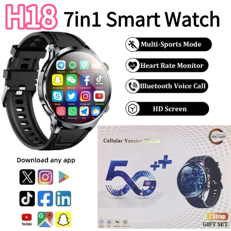 Smartwatch Store - ساعة ذكية أندرويد جديدة H18 بشبكة