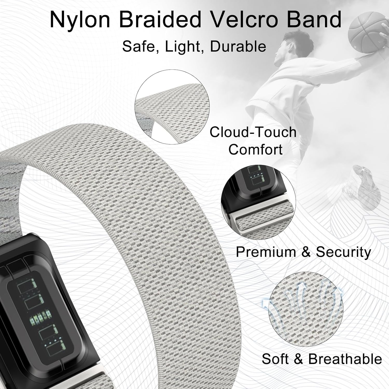 حزام ذراع مرن من النايلون لجها - مراجعة Sport Loop Strap وسعره