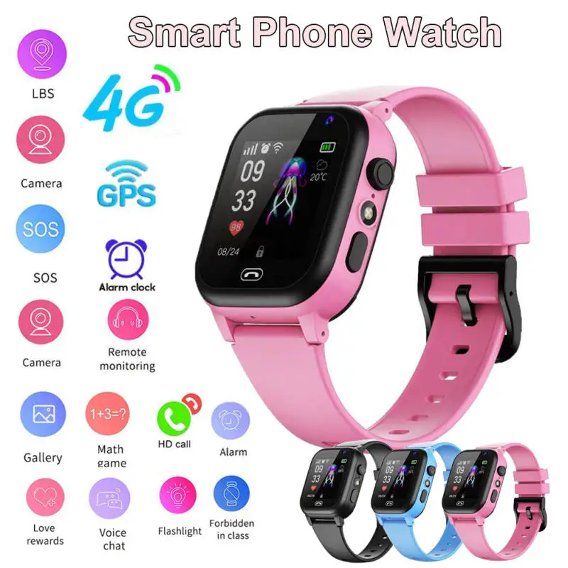 4G Kids Smart Watch SOS Call L - مراجعة Smartwatch Id وسعره