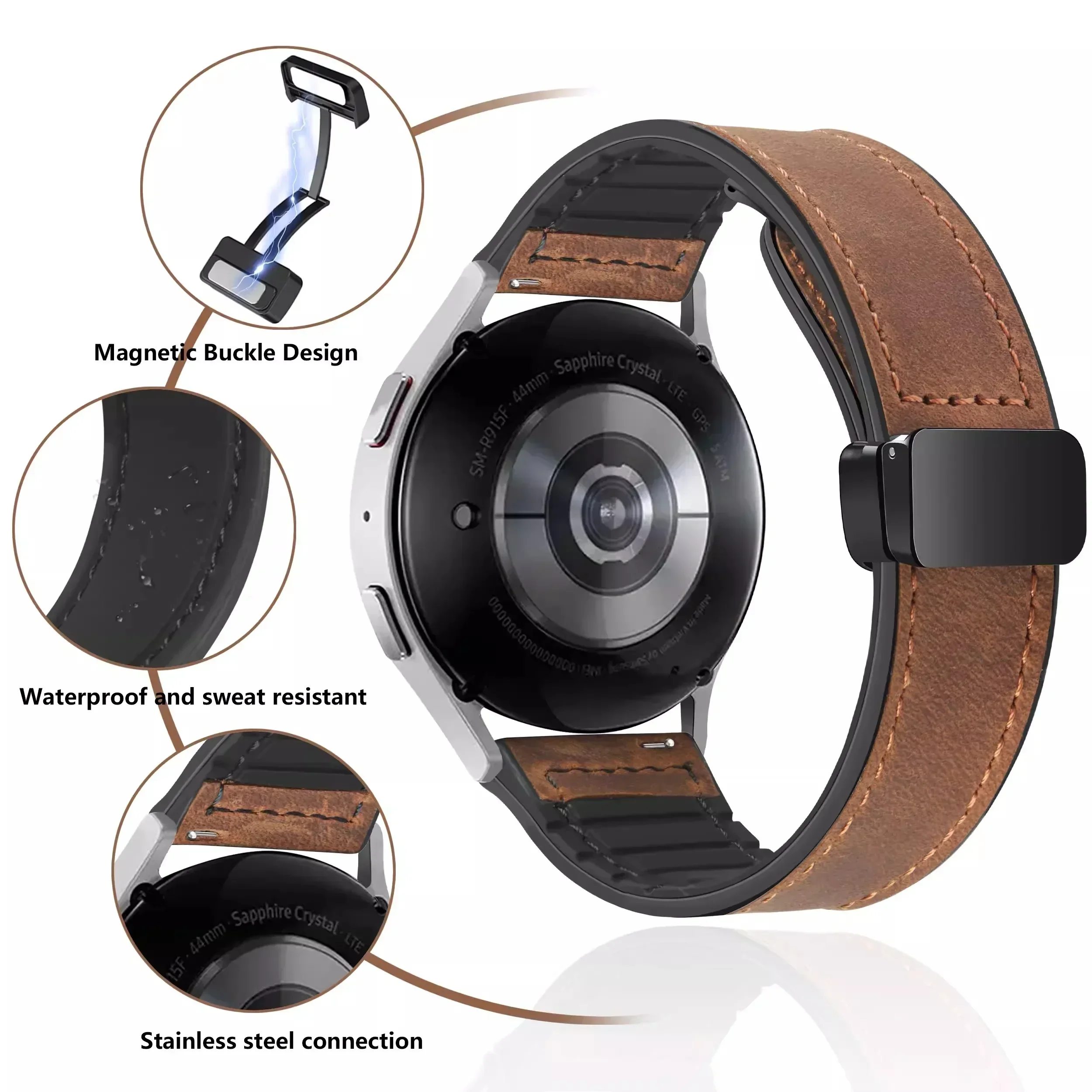 حزام جلدي ناعم لساعة موتورولا  - مراجعة Motorola Smartwatch Accessories وسعره