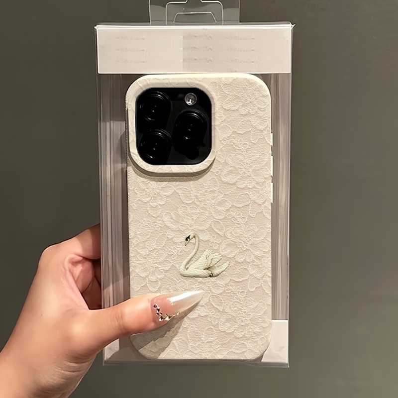 غطاء هاتف بنمط البجع والدانتيل - مراجعة Apple Iphone 15 Pro Max وسعره