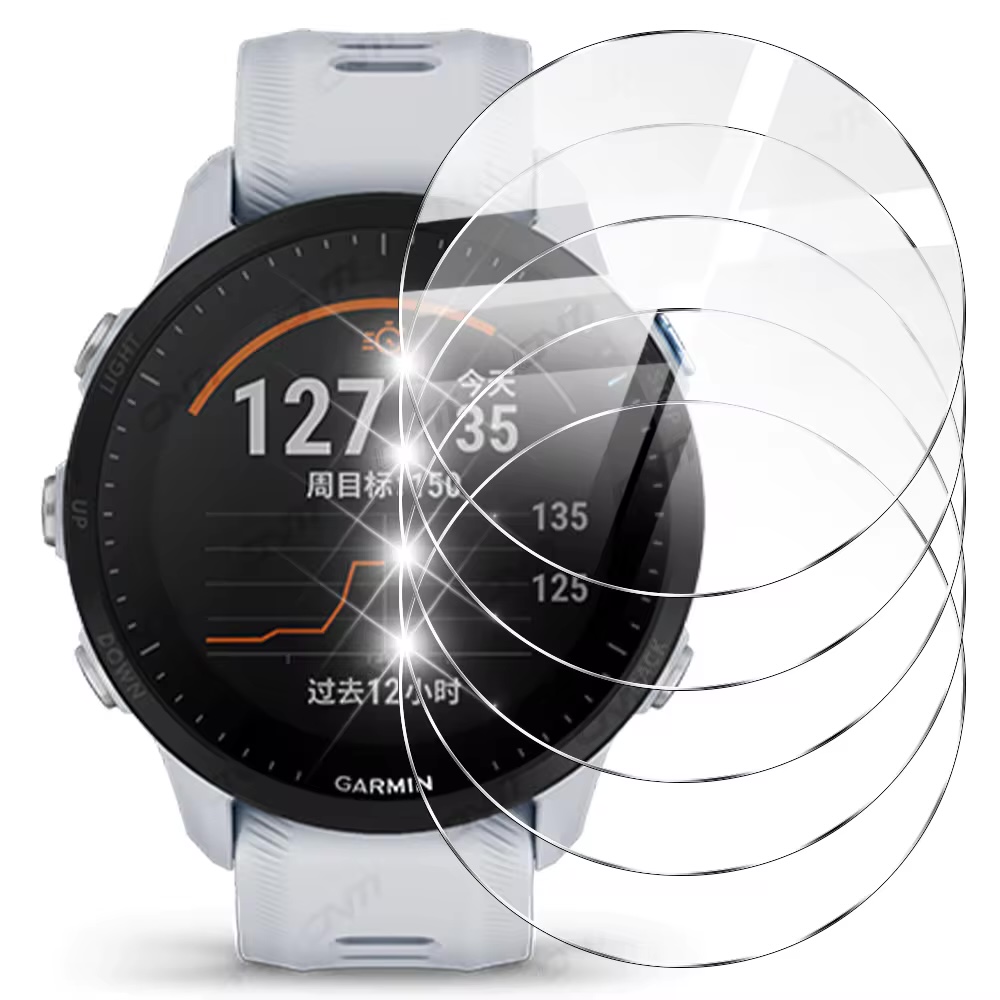 9H الزجاج المقسى للغارمين Fore - مراجعة Motorola Smartwatch Accessories وسعره