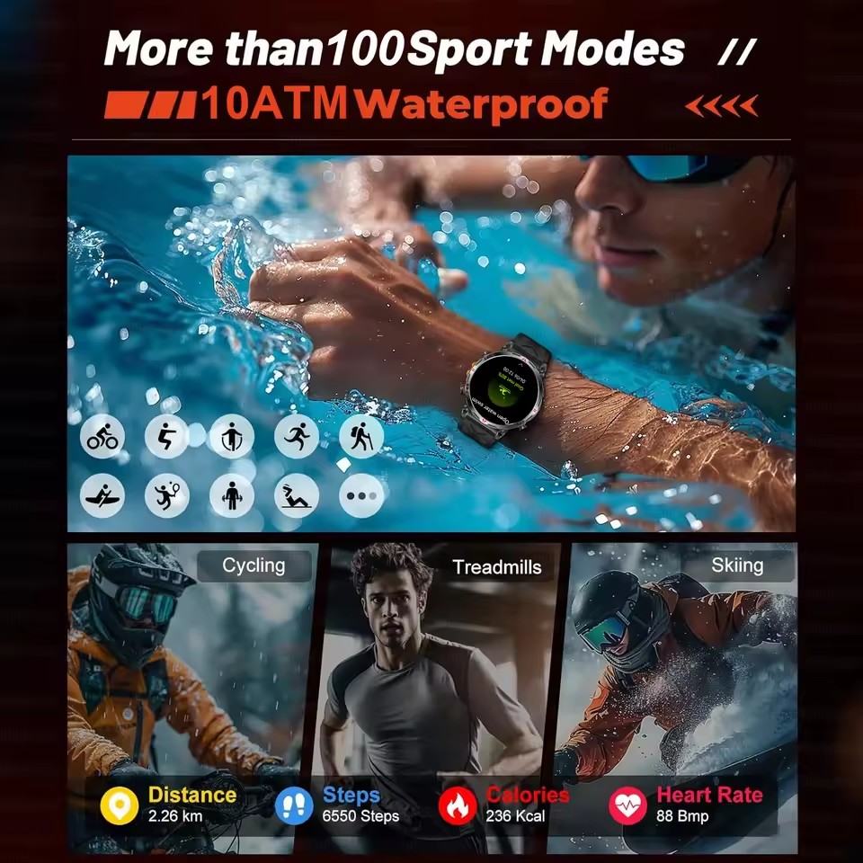 ساعة ذكية عسكرية جديدة 2026 لل - مراجعة Smartwatch Store وسعره
