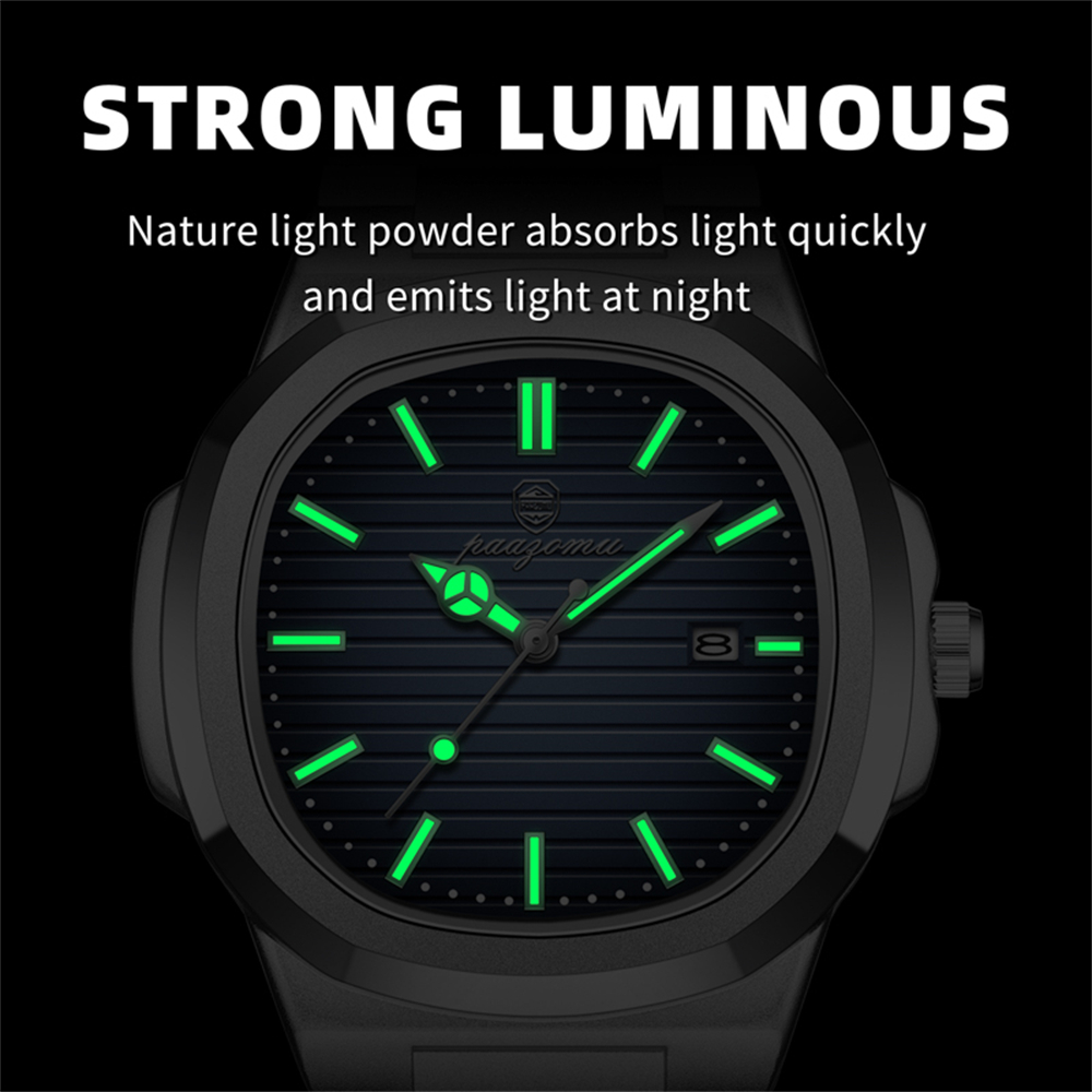 ساعة رجالية مربعة من PAAZOMU،  - مراجعة Smartwatch Nexus وسعره